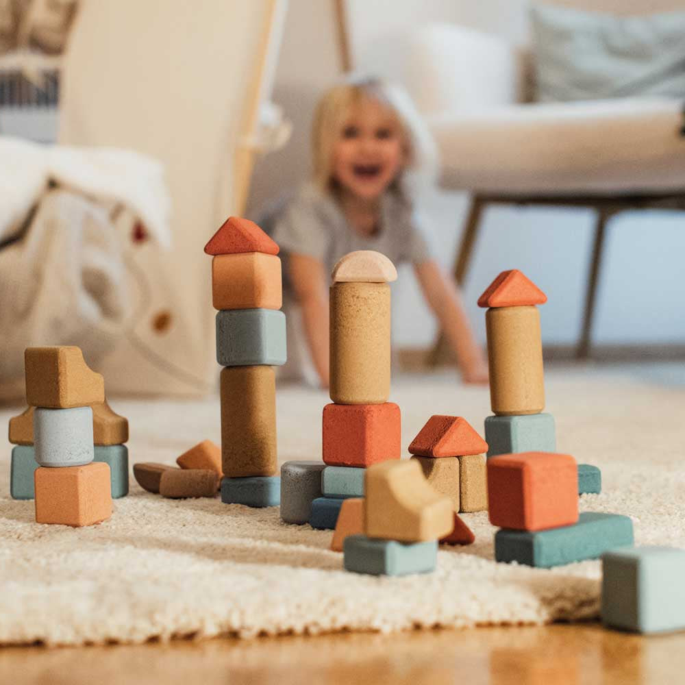 Kork`s - Colorful Block & Shapes, 200 kusů