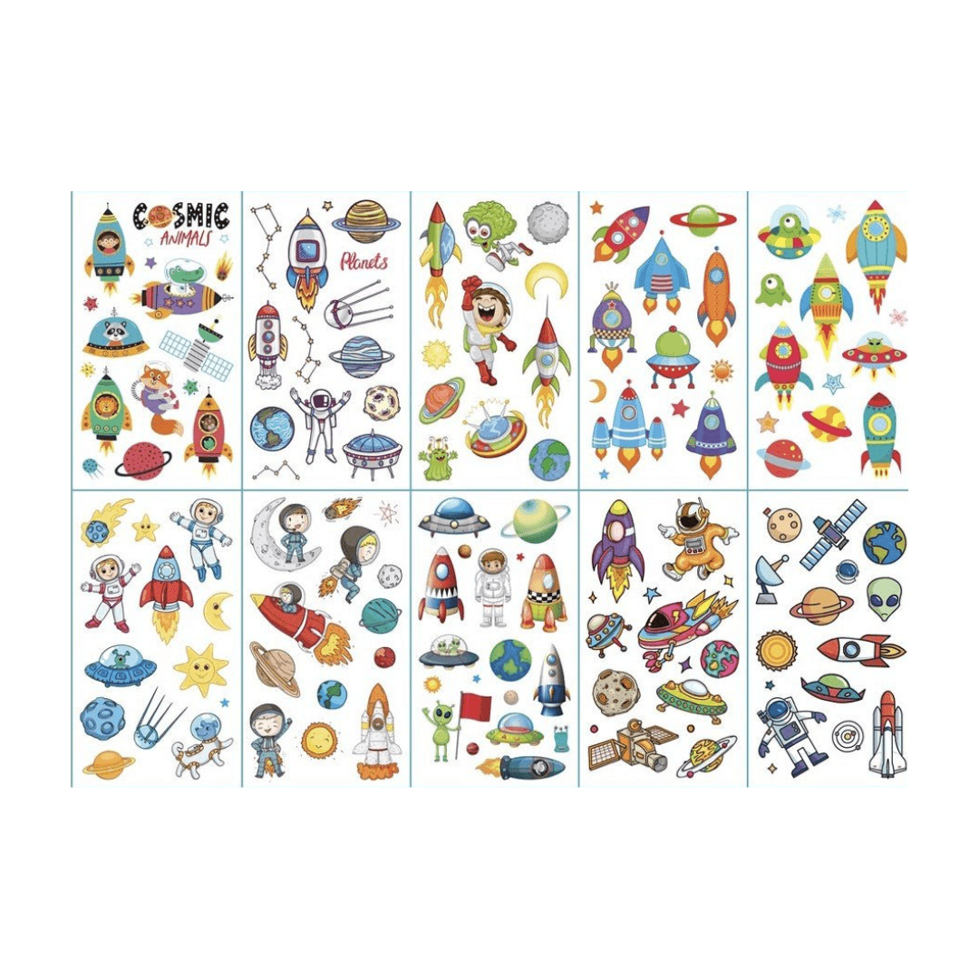 Dočasné tetování - Cesta do vesmíru