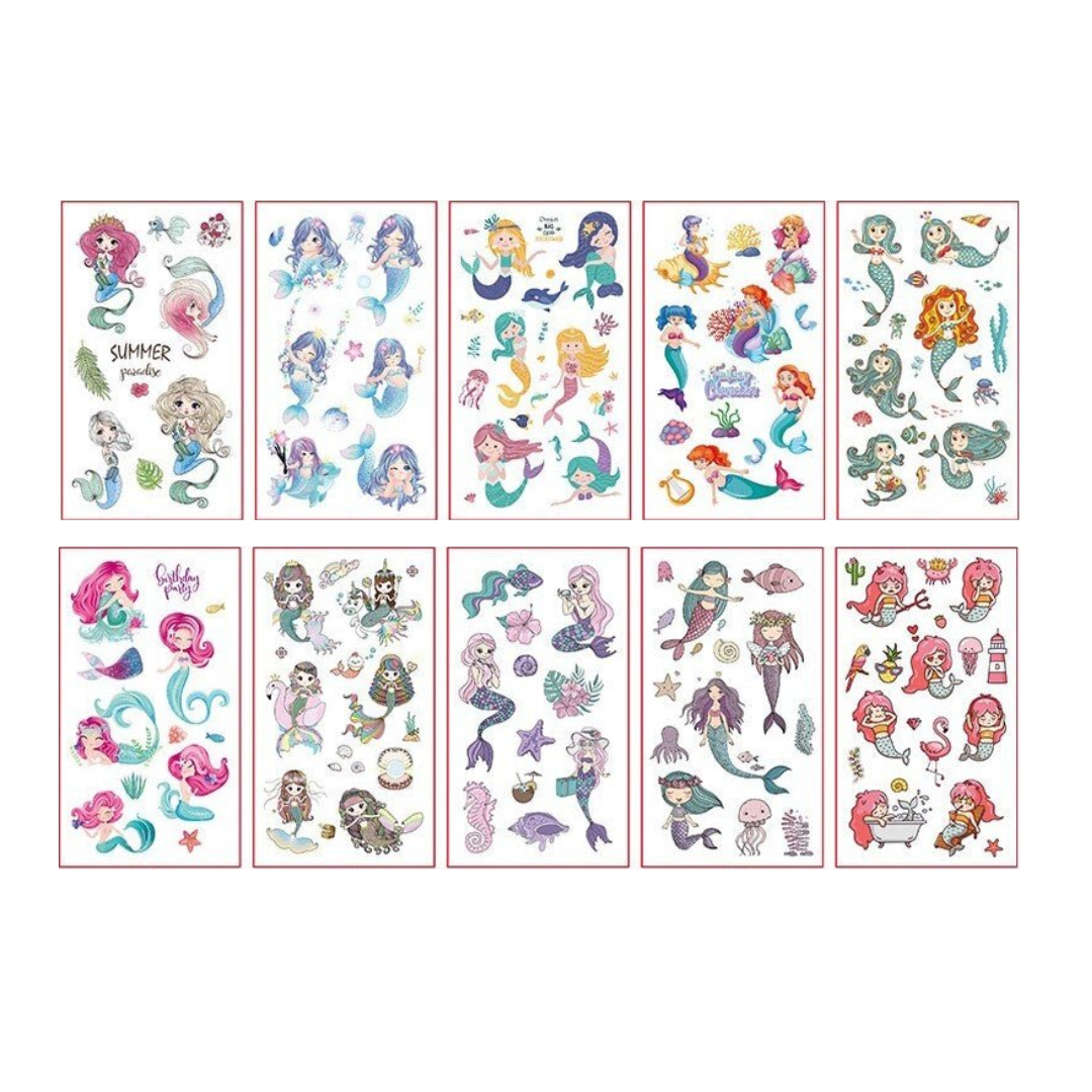 Dočasné tetování - Mořské panny