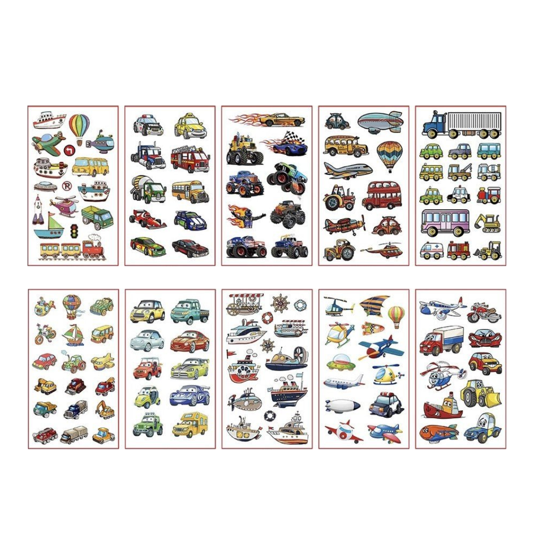 Dočasné tetování - Vozidla