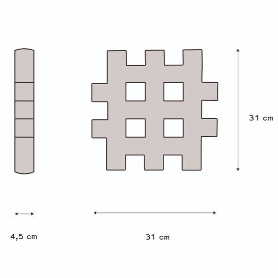 Maxikostky Wafle 24 kusů
