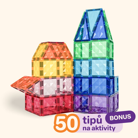 COLORMAG - Magnetická stavebnice 100 kusů