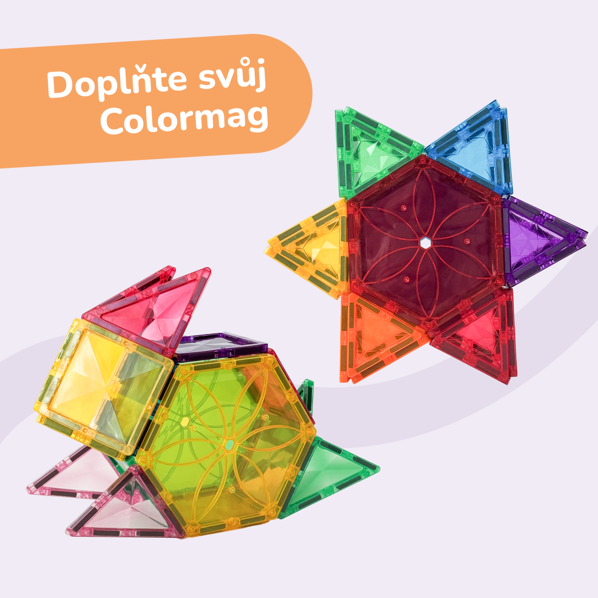 Colormag Hexagons set of 4pcs