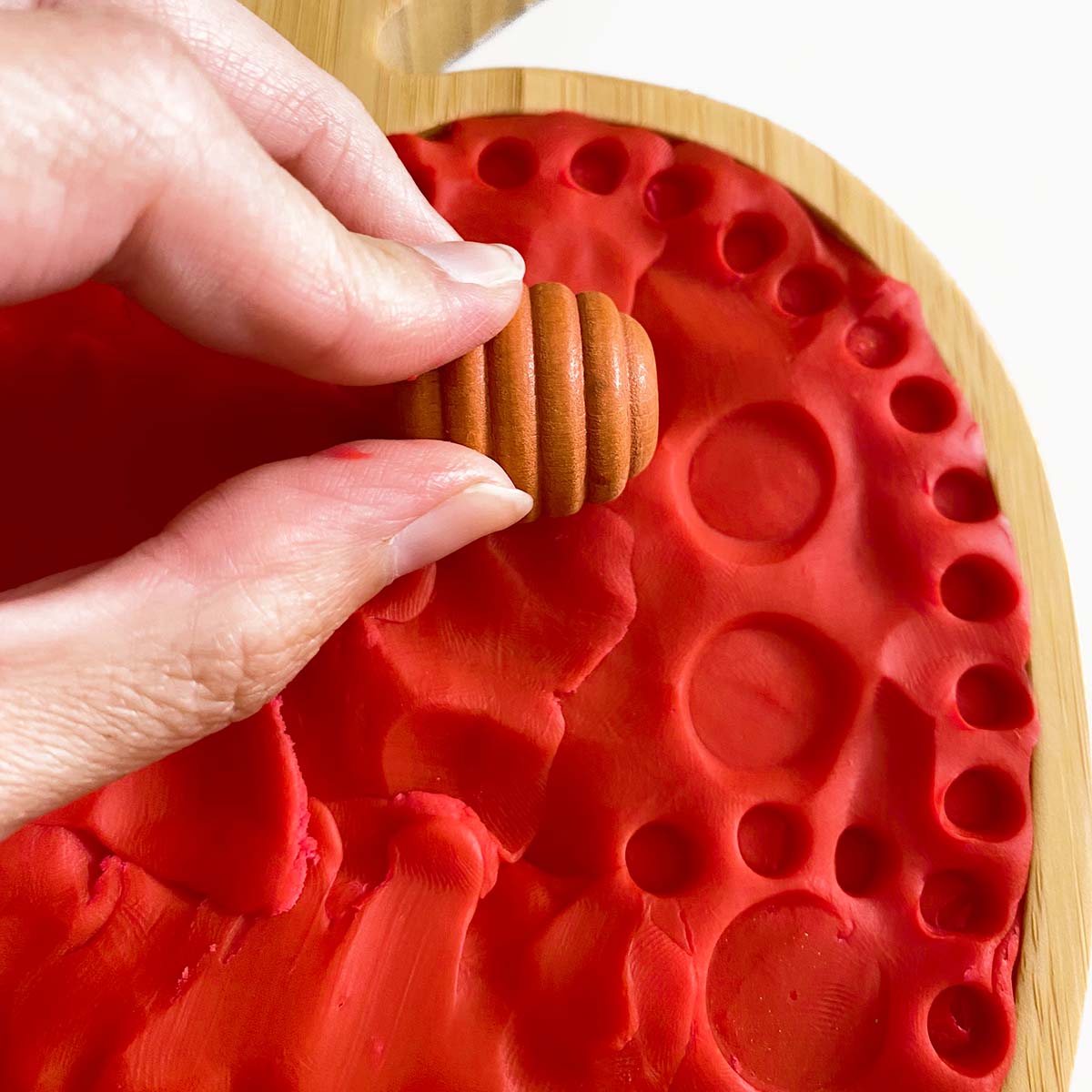 Bambusový tác Jablko