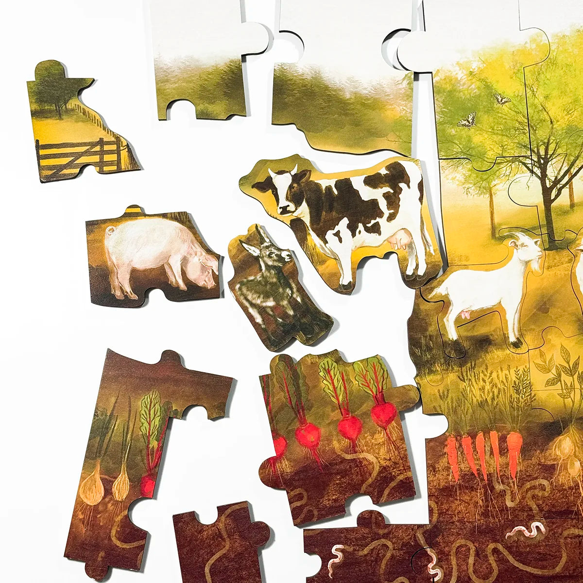 Podlahové puzzle - Farma