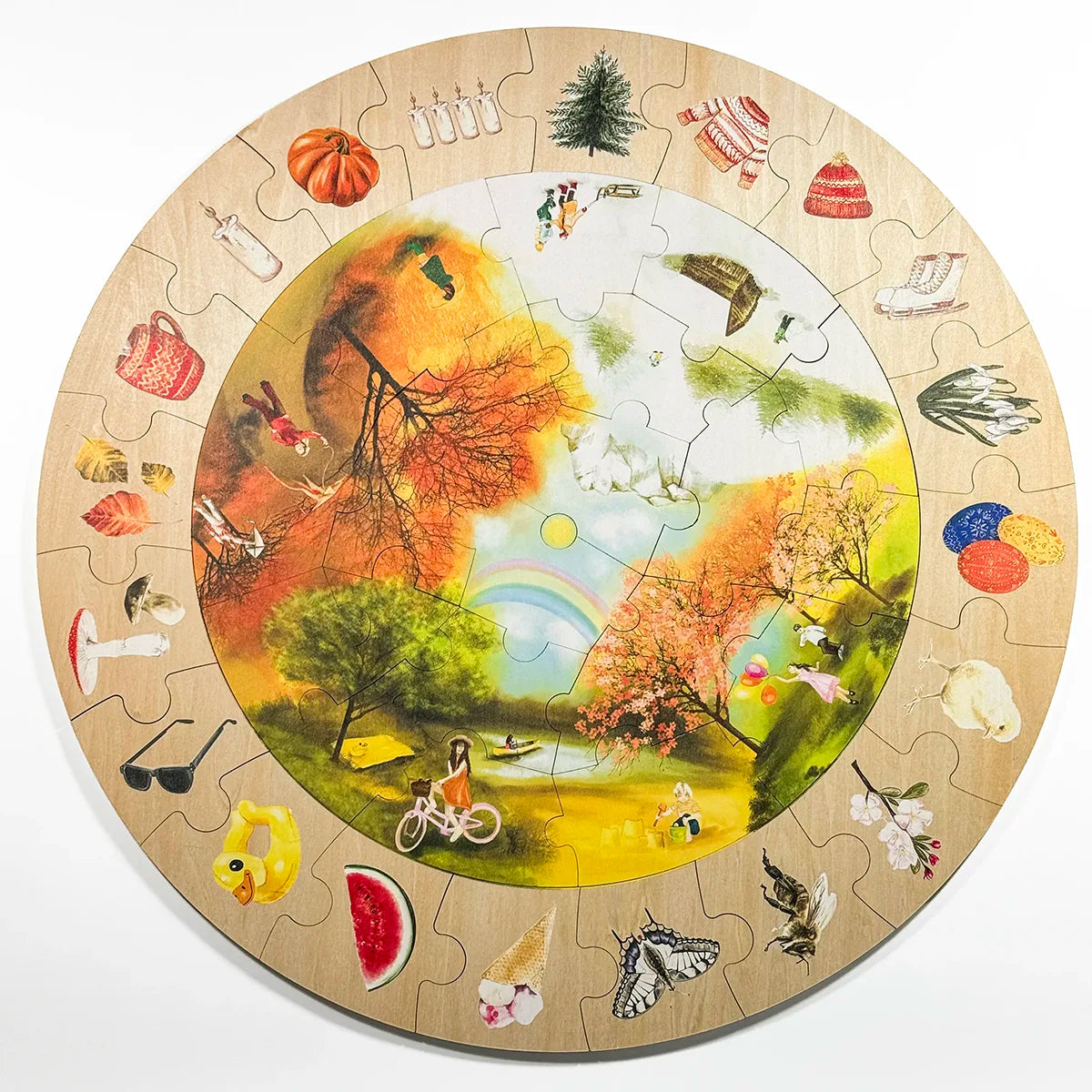 Podlahové puzzle - 4 roční období