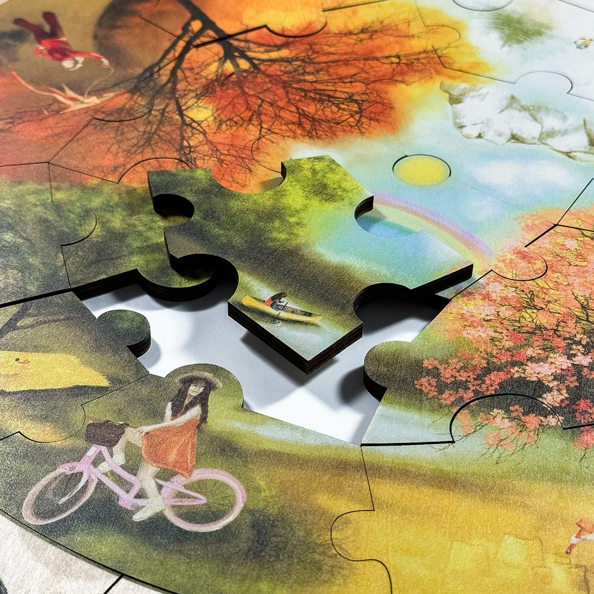 Podlahové puzzle - 4 roční období