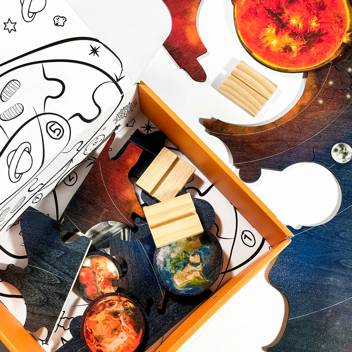 Podlahové puzzle - Vesmír