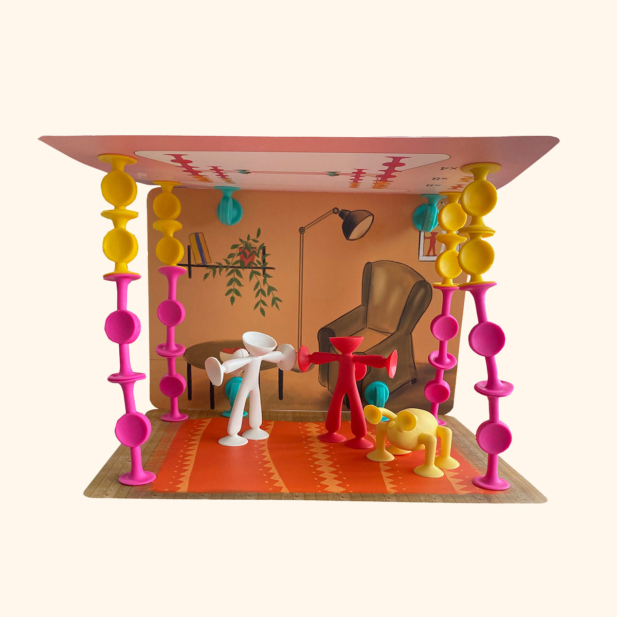 Rainbow Keepers 55 - přísavková stavebnice se zvířátky