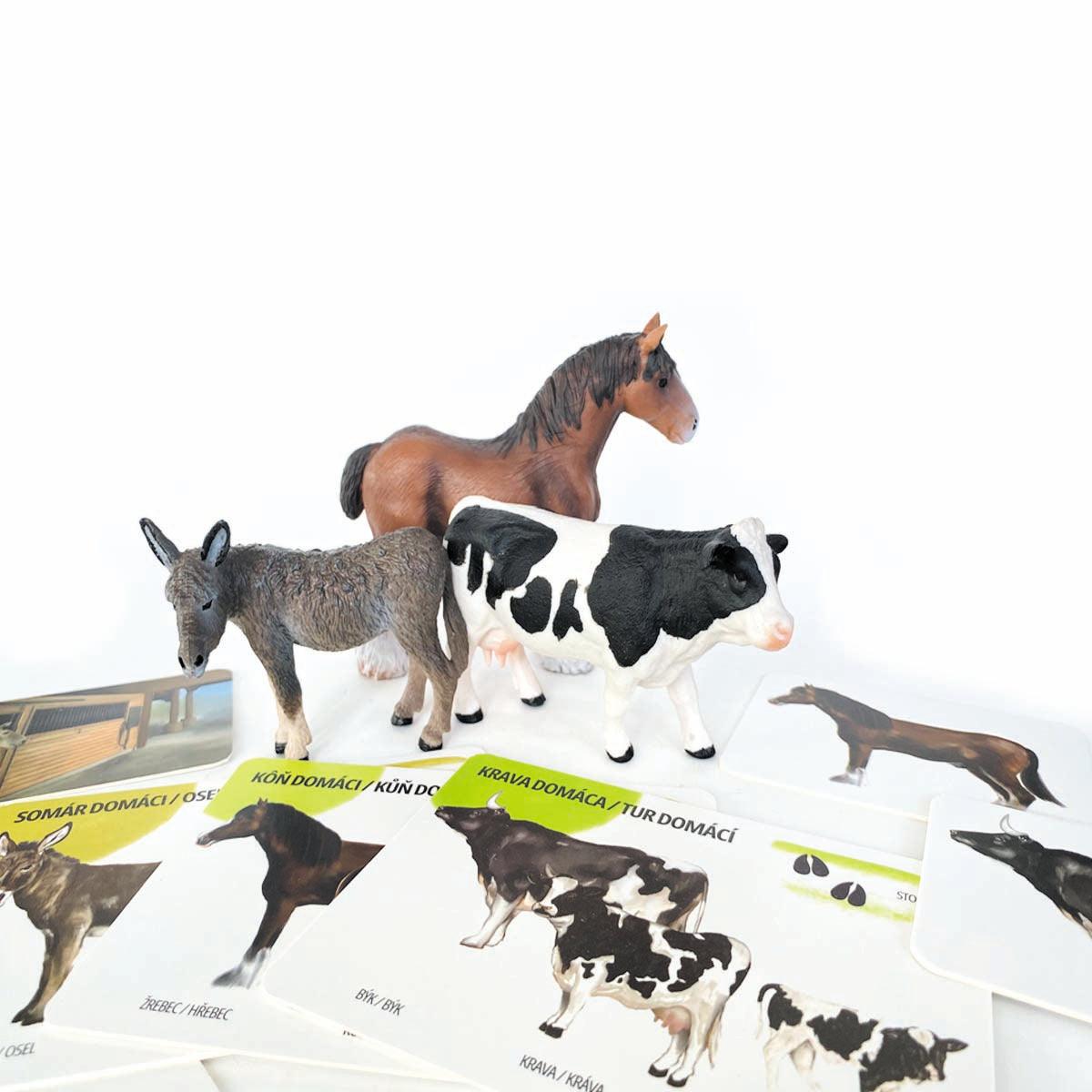 Set figurek domácích zvířat