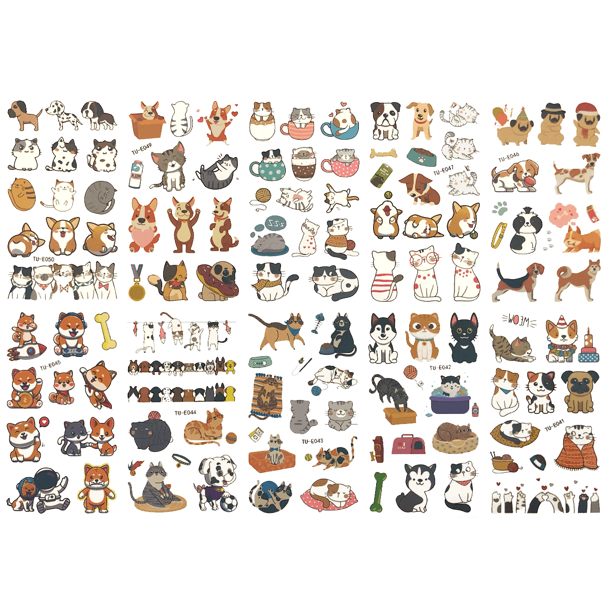 Dočasné tetování - Štěňátka a koťata - Lerni.cz