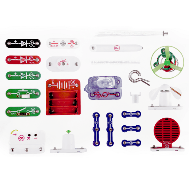 Elektronická stavebnice 33 částí - Lerni.cz