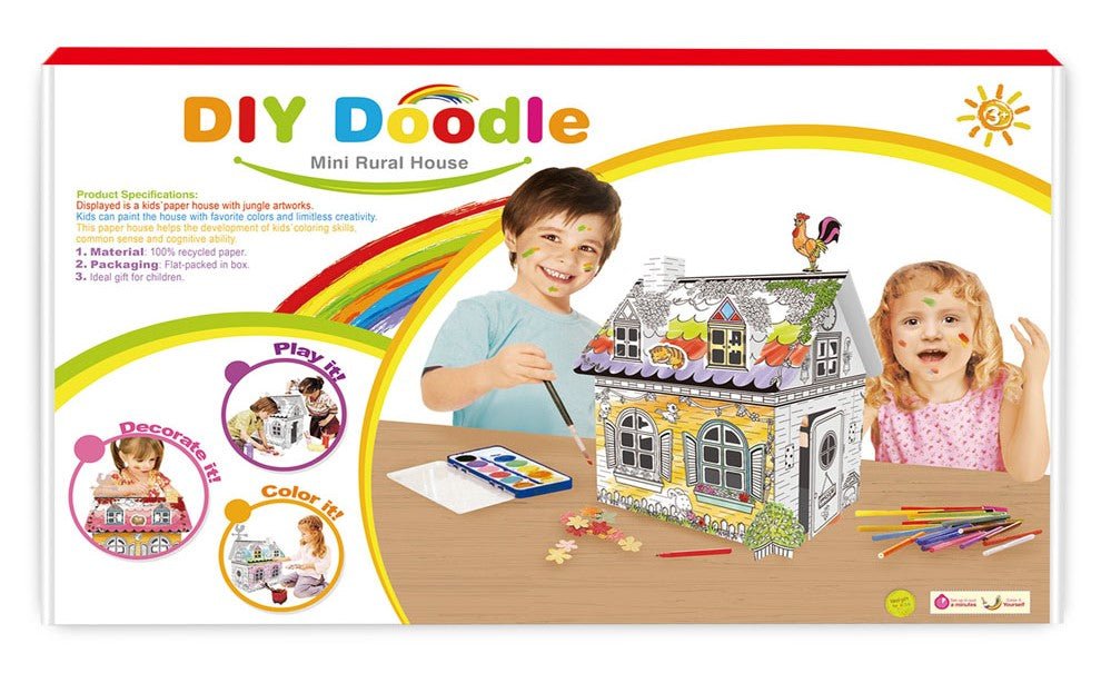 Hrací domeček z papíru - Lerni.cz