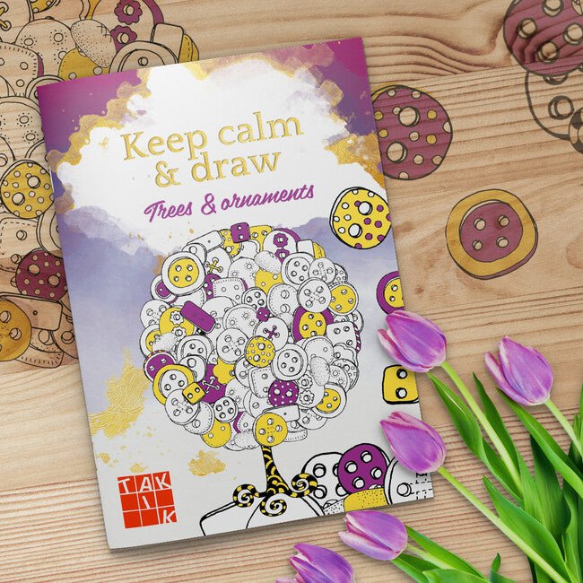 Keep calm & draw - Trees and ornaments - Lerni.cz