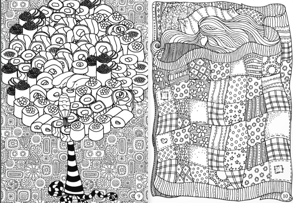 Keep calm & draw - Trees and ornaments - Lerni.cz