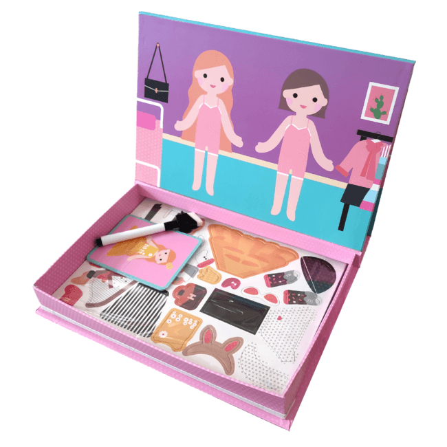 Kufřík s magnety Oblékání - Lerni.cz