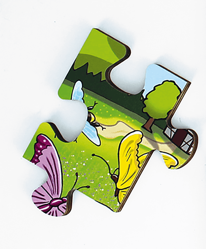 Podlahové puzzle - Květy na louce - Lerni.cz