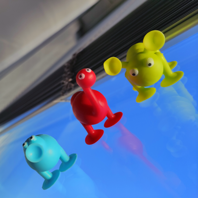 Rozbaleno : Přísavková stavebnice Zvířátka 96 kusů