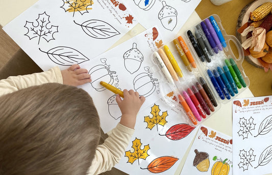 Objevujte svět bezstarostné tvorivosti s prstovými barvami a pastelkami Silky Crayon