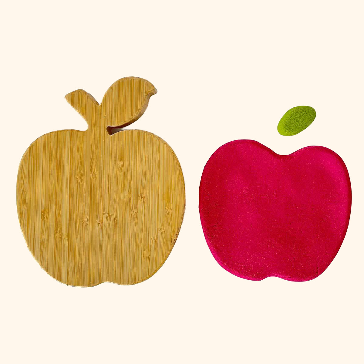 Bambusový tác Jablko