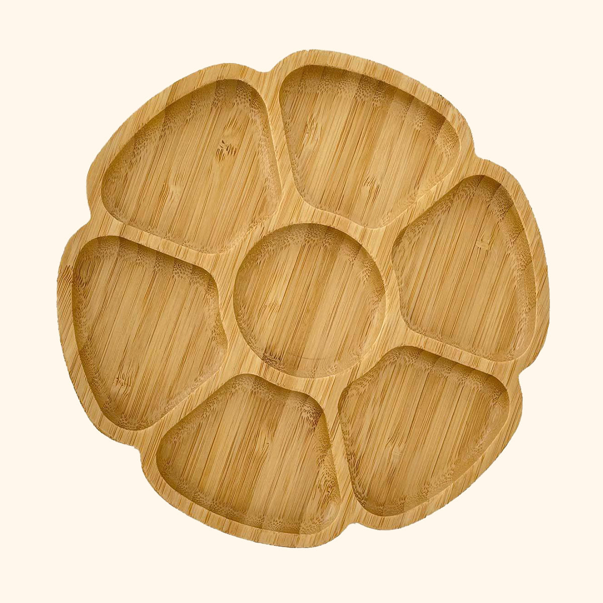 Bambusový tác Květ