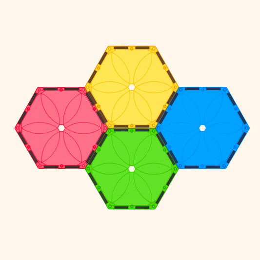 Colormag Hexagons set of 4pcs
