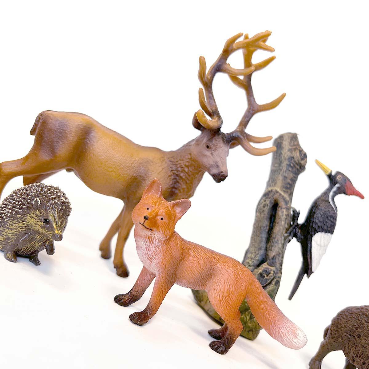 Set figurek lesních zvířat