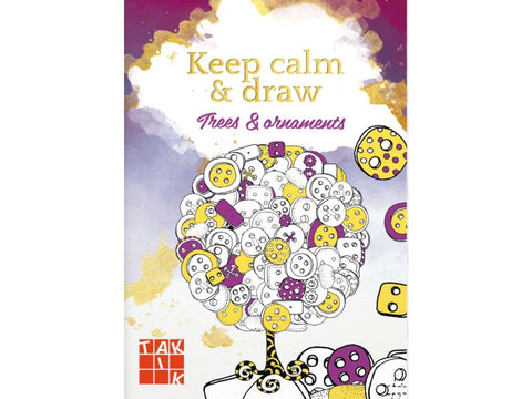 Keep calm & draw - Trees and ornaments