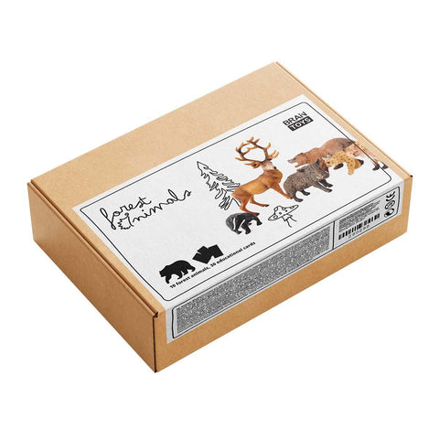 Set figurek lesních zvířat