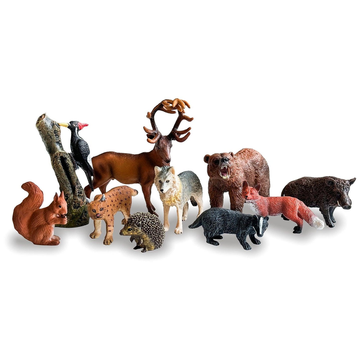 Set figurek lesních zvířat