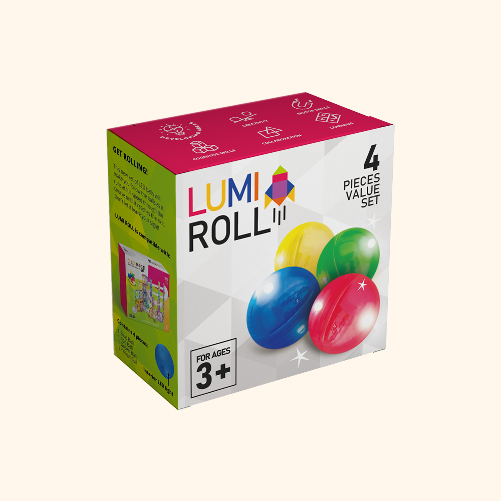 Svítilkující kuličky LUMI ROLL