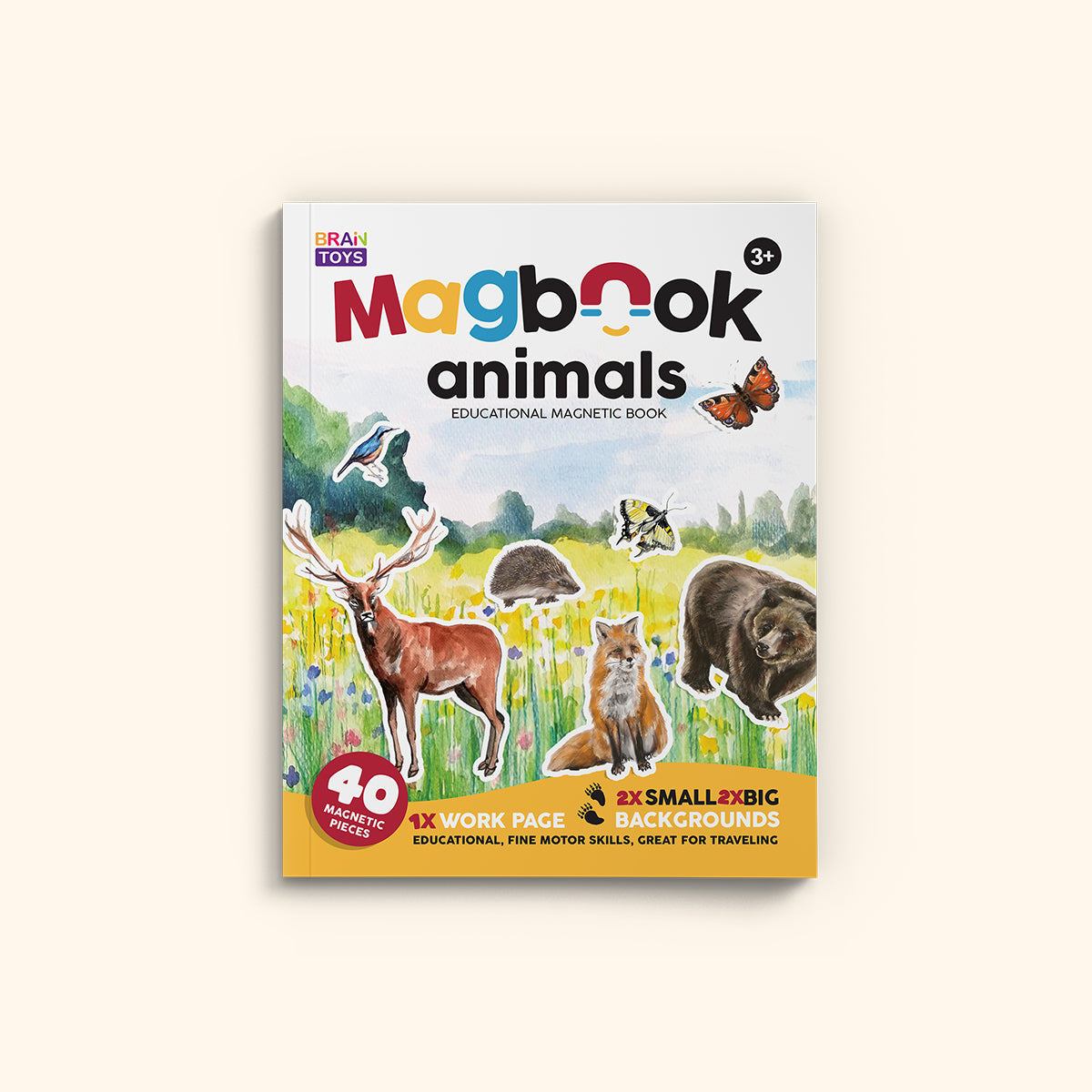 MAGBOOK - Magnetická knížka - zvířata, příroda