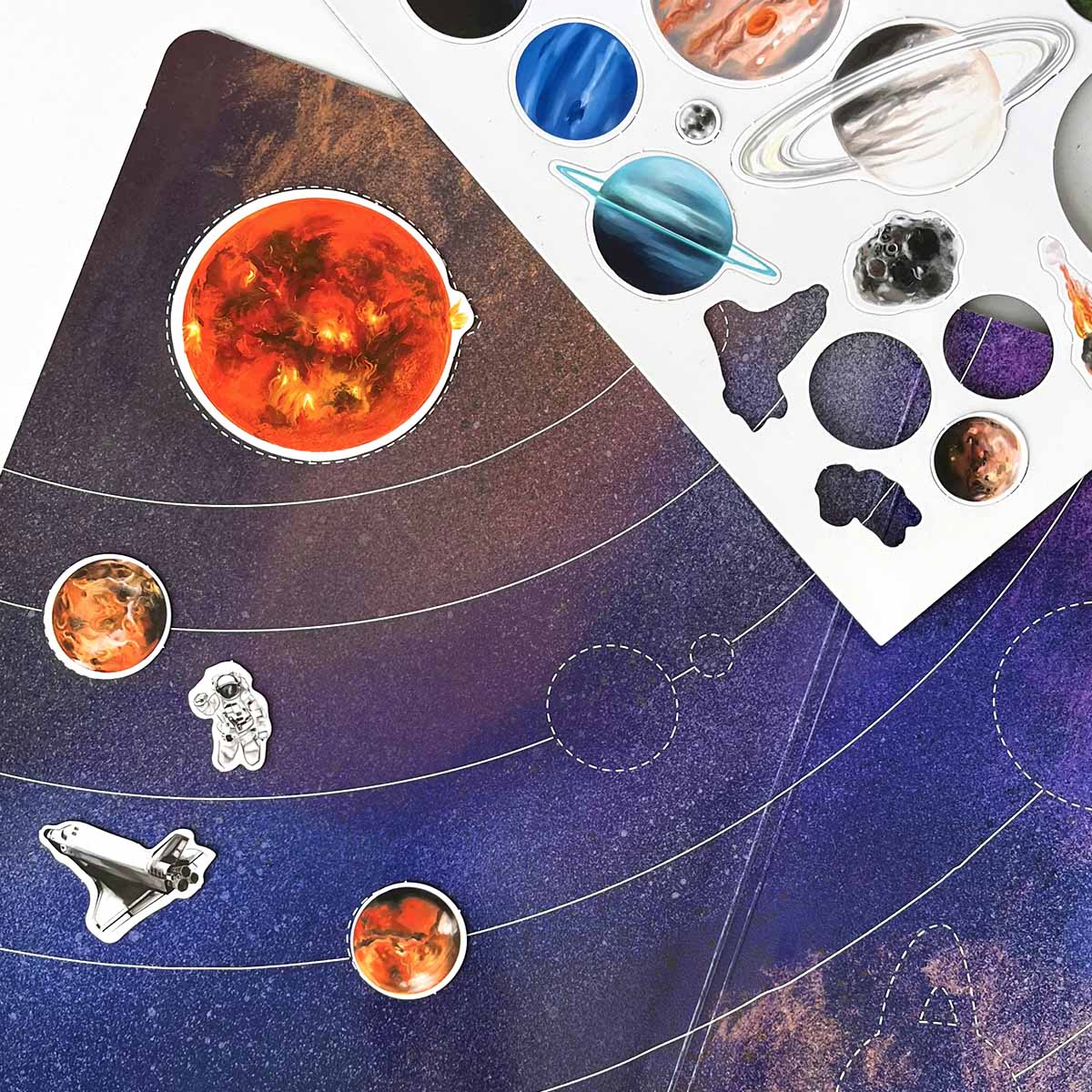 MAGBOOK - Magnetická knížka - vesmír