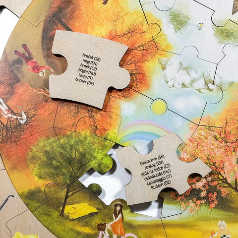 Podlahové puzzle - 4 roční období