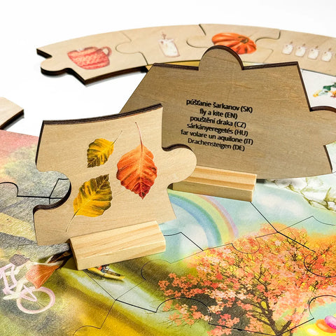 Podlahové puzzle - 4 roční období