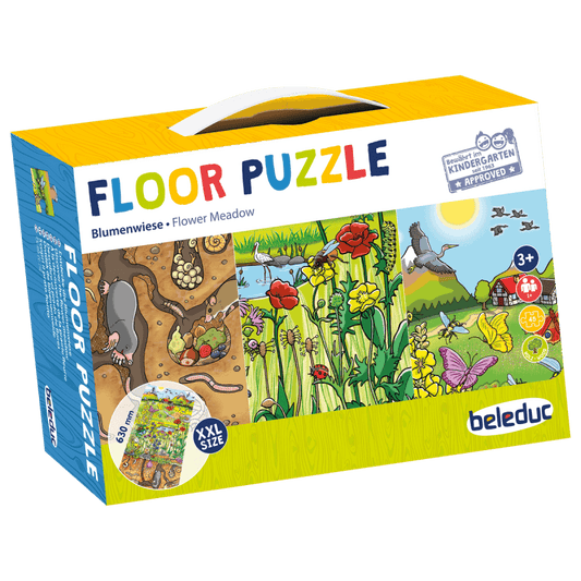 Podlahové puzzle - Květy na louce - Lerni.cz