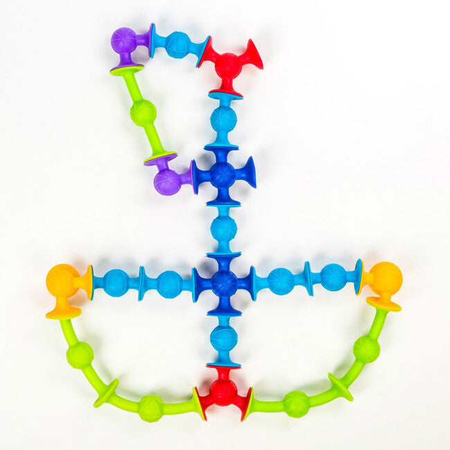 Rozbaleno : Přísavková stavebnice Zvířátka 96 kusů